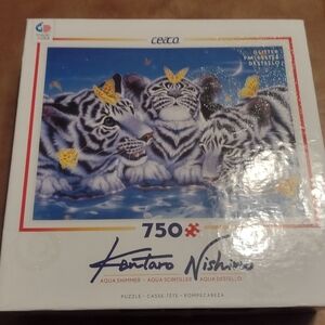 Cat Puzzle - 750 Piece - Black and White